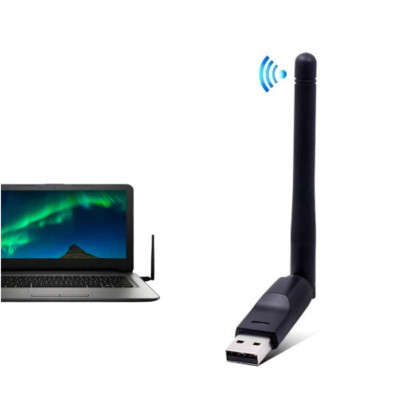 Адаптер вай фай антена Wi-Fi  свисток для ПК телевізора Т2 комп'ютера модуль ноутбука юсб