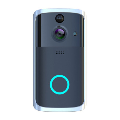 Бездротовий відеодзвінок з датчиком руху HD Wi-Fi Eken V5 Black Bluetoth відео дзвінок око на двері Бездротовий відеодзвінок з датчиком руху HD Wi-Fi Eken V5 Black Bluetoth відео дзвінок око на двері