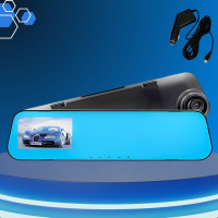 Автомобильный видеорегистратор в зеркале DVR СТ607 Экран 3.5