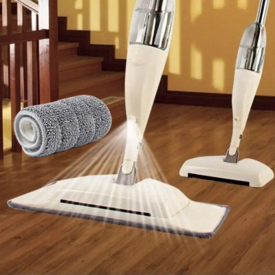 Швабра спрей для підлоги з розпилювачем портативна Water Spray Mop 2 в 1 з мікрофіброю Швабра спрей для підлоги з розпилювачем портативна Water Spray Mop 2 в 1 з мікрофіброю