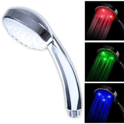Душевая лейка со светодиодной подсветкой led shower 7 Colors верхний душ ванной комнаты светодиодная насадка Душевая лейка со светодиодной подсветкой led shower 7 Colors верхний душ ванной комнаты светодиодная насадка