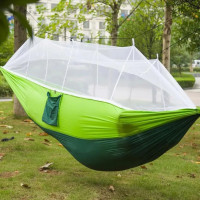 Туристический гамак с москитной сеткой Travel Hammock 250x120 см Подвесной Для отдыха с дугами от насекомых Туристический гамак с москитной сеткой Travel Hammock 250x120 см Подвесной Для отдыха с дугами от насекомых