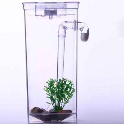 Акваріум міні з системою самоочищення з LED підсвічуванням 2 л My Fun Fish акваріумний набір Акваріум міні з системою самоочищення з LED підсвічуванням 2 л My Fun Fish акваріумний набір