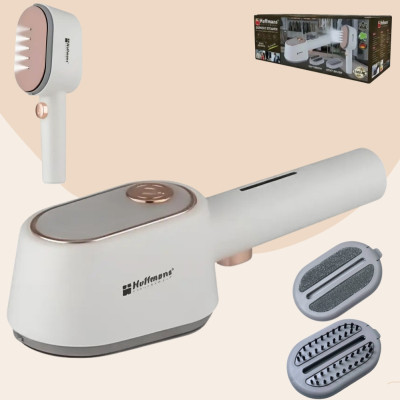 Відпарювач ручний 1500 Вт Hoffmans Electronics HM-9054 Вертикальна праска парогенератор для одягу Білий