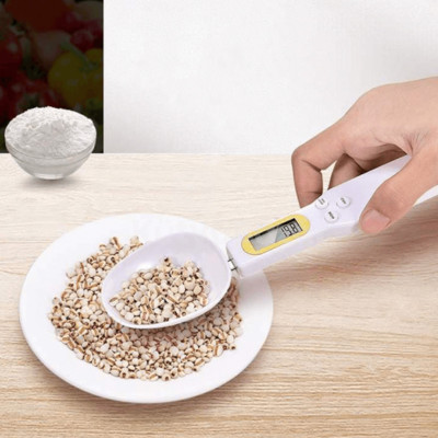 Електронна мірна ложка ваги з LCD екраном Digital Spoon Scale цифрова до 300 г висока точність Біла Електронна мірна ложка ваги з LCD екраном Digital Spoon Scale цифрова до 300 г висока точність Біла