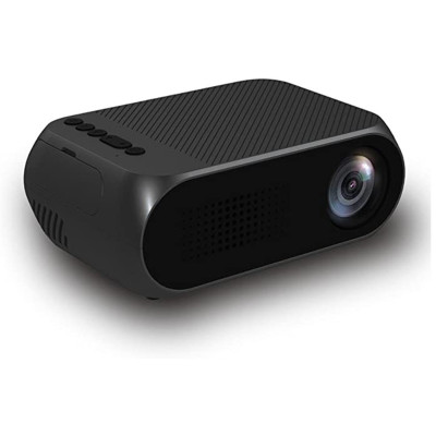 Портативный мини проектор для дома Projector LED YG320 черный с динамиком домашний лед проектор Портативный мини проектор для дома Projector LED YG320 черный с динамиком домашний лед проектор