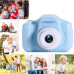 Детский цифровой фотоаппарат с функцией видео камера для ребенка голубой Summer Vacation Cam
