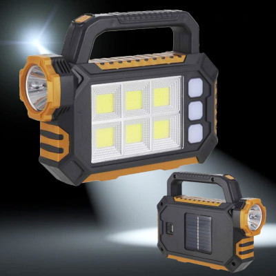 Ручний ліхтар HS 8029 на сонячній батареї LED лампа з 3 режимами освітлення Ручний ліхтар HS 8029 на сонячній батареї LED лампа з 3 режимами освітлення