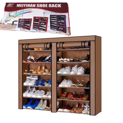 Тканевый шкаф складная полка для хранения обуви органайзер Shoe Cabinet каркасный стеллаж в прихожую Тканевый шкаф складная полка для хранения обуви органайзер Shoe Cabinet каркасный стеллаж в прихожую