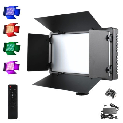 Прямоугольная цветная LED лампа U600 RGB 21х12см портативный светодиодный видеосвет для фото и видеосъёмок