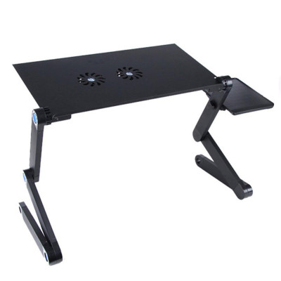 Столик трансформер для ноутбука Портативний з вентилятором Laptop Table T8 підставка стіл з кулером Столик трансформер для ноутбука Портативний з вентилятором Laptop Table T8 підставка стіл з кулером