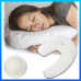 Подушка ортопедическая на одну сторону Side Sleeper Pro White Подушки подковы для шеи и для сна на боку Подушка ортопедическая на одну сторону Side Sleeper Pro White Подушки подковы для шеи и для сна на боку