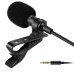 Микрофон петличный для записи звука Петличка блогерская с клипсой We Media Mic M 01 jack 3.5 мм