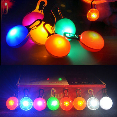Светодиодный LED фонарик для собак на ошейник Кулон брелок безопасности на поводок Multibrand