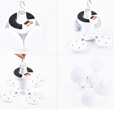 Підвісна лампа для кемпінгу та відпочинку Magic Cool Camping Light на акумуляторі із сонячною панеллю з гачком Підвісна лампа для кемпінгу та відпочинку Magic Cool Camping Light на акумуляторі із сонячною панеллю з гачком