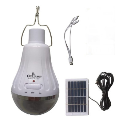 Лампа акумуляторна Solar Light CL 6028 світильник із сонячною панеллю ліхтар світлодіодний на гачку Лампа акумуляторна Solar Light CL 6028 світильник із сонячною панеллю ліхтар світлодіодний на гачку
