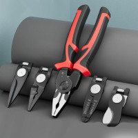 Универсальные плоскогубцы сверхмощные со сменной головкой 5в1 SJP8029 Набор многофункциональных инструментов