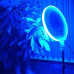 Светодиодная круглая лампа RGB-LED Fill Light GS-450 цветная 45см с пультом и штативом 2м для студийной съёмки Светодиодная круглая лампа RGB-LED Fill Light GS-450 цветная 45см с пультом и штативом 2м для студийной съёмки