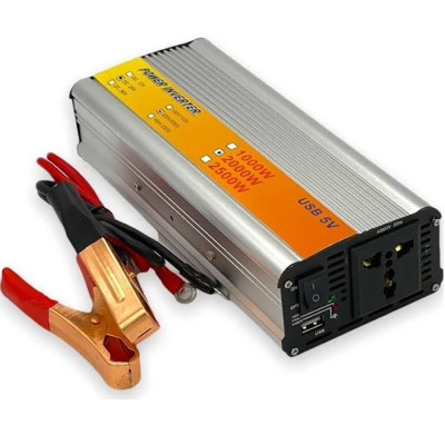 Преобразователь напряжения KONNWEI 2000W инвертор от аккумулятора автомобильный 24V-220V Преобразователь напряжения KONNWEI 2000W инвертор от аккумулятора автомобильный 24V-220V