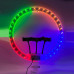 Кольцевая лампа светодиодная 3D RGB 45 см цветная двухсторонняя LED Селфи кольцо для фото блогеров Кольцевая лампа светодиодная 3D RGB 45 см цветная двухсторонняя LED Селфи кольцо для фото блогеров