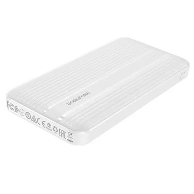 Power bank 10000 mAh BOROFONE белый портативный внешний аккумулятор зарядное устройство повербанк usb Type-C