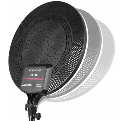 Светодиодная круглая лампа 45см с пультом LED Fill Light PF-45 портативный видеосвет для фото и видеосъёмки Светодиодная круглая лампа 45см с пультом LED Fill Light PF-45 портативный видеосвет для фото и видеосъёмки