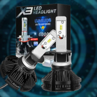 Автомобільні лампи для фар X3 H1 Світлодіодні LED автолампи 2 шт в комплекті Автомобільні лампи для фар X3 H1 Світлодіодні LED автолампи 2 шт в комплекті