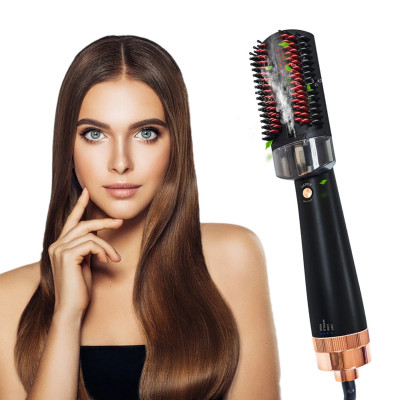 Фен щетка Hair Steam Brush 3в1 Электрическая расческа для укладки и выпрямления утюжок плойка стайлер Фен щетка Hair Steam Brush 3в1 Электрическая расческа для укладки и выпрямления утюжок плойка стайлер