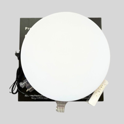 Светодиодная круглая лампа RGB-LED Fill Light GS-450 цветная 45см с пультом и штативом 2м для студийной съёмки Светодиодная круглая лампа RGB-LED Fill Light GS-450 цветная 45см с пультом и штативом 2м для студийной съёмки