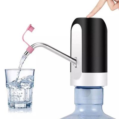 Електрична помпа дозатор для води з акумулятором Pump Dispenser Біла Насадка диспенсер на пляшку кулер Електрична помпа дозатор для води з акумулятором Pump Dispenser Біла Насадка диспенсер на пляшку кулер