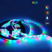 Светодиодная LED лента RGB 5 м силиконовая с пультом и переходником светодиодное освещение Светодиодная LED лента RGB 5 м силиконовая с пультом и переходником светодиодное освещение