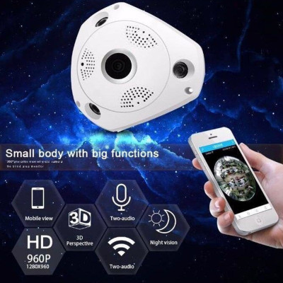Камера потолочная CAMERA V300 VRCAM видеонаблюдение для дома с ик подсветкой панорамная WIFI IP Камера потолочная CAMERA V300 VRCAM видеонаблюдение для дома с ик подсветкой панорамная WIFI IP