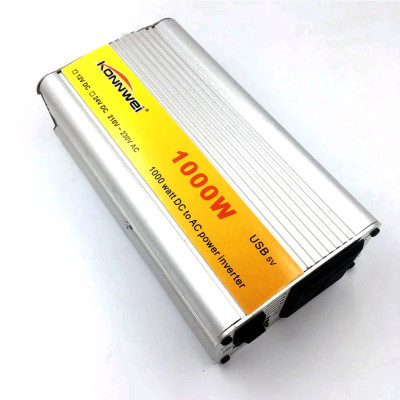 Преобразователь напряжения KONNWEI 1000W инвертор от аккумулятора автомобильный 24V-220V Преобразователь напряжения KONNWEI 1000W инвертор от аккумулятора автомобильный 24V-220V