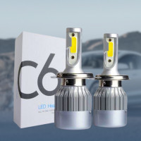 Автомобільні LED лампи для фар C6 H4 Комплект світлодіодних автоламп 2 шт Автомобільні LED лампи для фар C6 H4 Комплект світлодіодних автоламп 2 шт