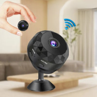 Мини IP камера видеонаблюдения беспроводная P7-W10 с Wi Fi портативная с подставкой для дома и офиса Мини IP камера видеонаблюдения беспроводная P7-W10 с Wi Fi портативная с подставкой для дома и офиса
