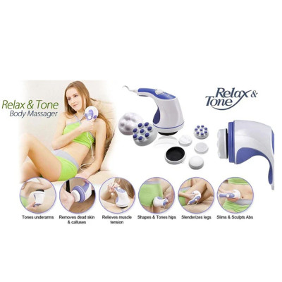 Массажер для тела Relax and SpinTone вибрационный электрический для шеи плеч спины универсальный домашний Массажер для тела Relax and SpinTone вибрационный электрический для шеи плеч спины универсальный домашний