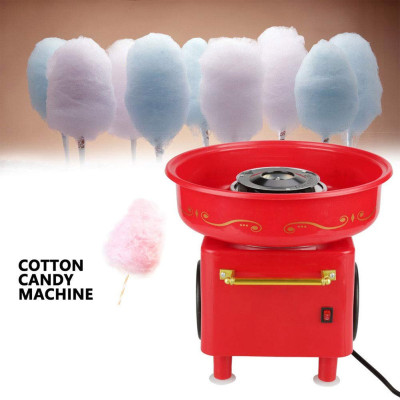 Електричний апарат для виробництва цукрової вати Cotton Candy Maker Червоний Електричний апарат для виробництва цукрової вати Cotton Candy Maker Червоний