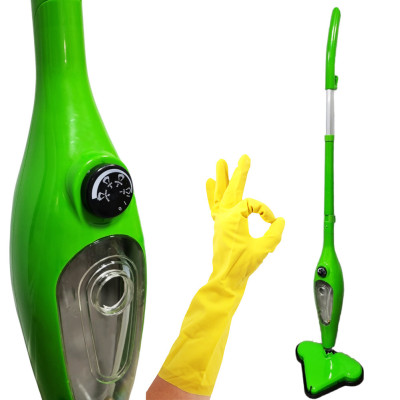 Паровая швабра 12 в1 пароочиститель H2O Steam Mop Х12 электрошвабра универсальная Зеленая Паровая швабра 12 в1 пароочиститель H2O Steam Mop Х12 электрошвабра универсальная Зеленая