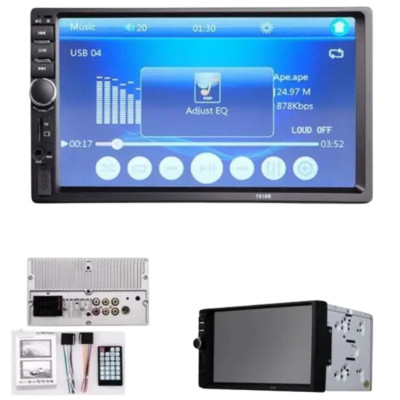 Автомагнітола 2din 7018B з пультом управління Авто магнітола з Bluetooth USB FM сенсорний дисплей 7 дюймів Автомагнітола 2din 7018B з пультом управління Авто магнітола з Bluetooth USB FM сенсорний дисплей 7 дюймів