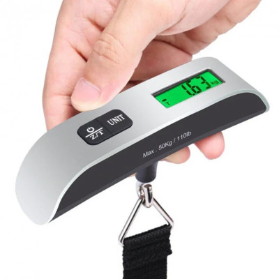 Ручні ваги електронні для багажу з підсвічуванням Electronic Luggage Scale Кантер електронний цифровий до 50 кг Ручні ваги електронні для багажу з підсвічуванням Electronic Luggage Scale Кантер електронний цифровий до 50 кг