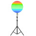 Светодиодная круглая лампа RGB-LED Fill Light GS-450 цветная 45см с пультом и штативом 2м для студийной съёмки Светодиодная круглая лампа RGB-LED Fill Light GS-450 цветная 45см с пультом и штативом 2м для студийной съёмки