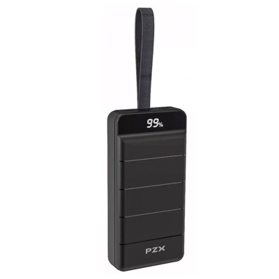 Повербанк 30000 mAh power bank PZX V25 быстрая зарядка для телефона USB Type-C micro USB Lightning