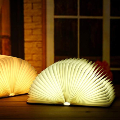 Нічник книга акумуляторний Folding Book Lamp настільний кольоровий світильник на магніті Нічник книга акумуляторний Folding Book Lamp настільний кольоровий світильник на магніті