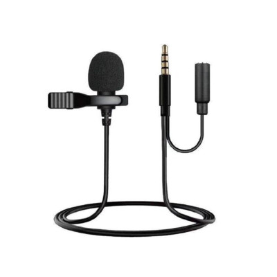 Микрофон петличный конденсаторный для смартфона камеры Петличка с разъемом для аудио AUX JBC-054 jack 3.5 мм