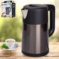 Электрический чайник 2,5 л металлический Hoffmans Electronics HM-2543 Электрочайник для дома 1800W Электрический чайник 2,5 л металлический Hoffmans Electronics HM-2543 Электрочайник для дома 1800W