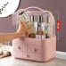 Органайзер для косметики Пилезахисний Водонепроникний Cosmetic Storage Box LD 288 Двох'ярусний бокс Рожевий Органайзер для косметики Пилезахисний Водонепроникний Cosmetic Storage Box LD 288 Двох'ярусний бокс Рожевий