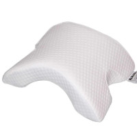 Ортопедическая Подушка туннель с памятью Memory Foam Pillow с тоннелем для руки для шеи с пеной Белая