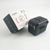 Універсальний мережевий USB адаптер для подорожей та дому Travel Adapter перехідник для розеток Чорний Універсальний мережевий USB адаптер для подорожей та дому Travel Adapter перехідник для розеток Чорний