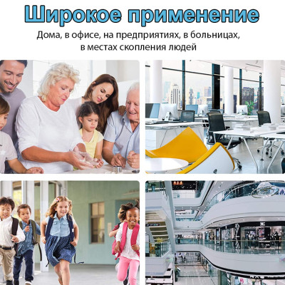 Бесконтактный ушной ИК термометр инфракрасный пирометр для детей и Пульсоксиметр в подарок с батарейками