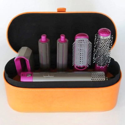 Фен щетка в подарочной коробке HAIR BRUSH 5 в 1 стайлер​​​​​​​ с насадками для завивки и укладки волос